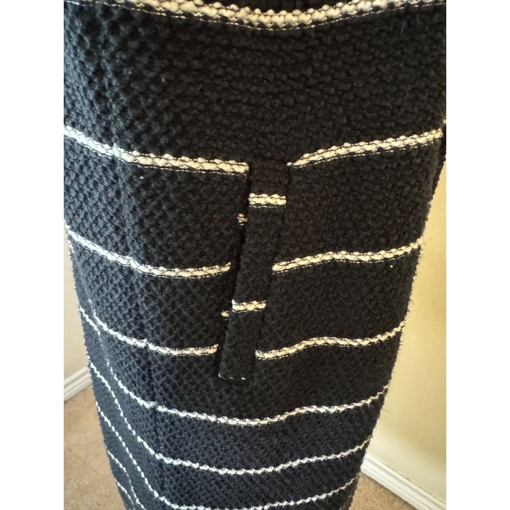 Marine Layer‎ Birdseye Coat Open Front Cardigan Black White Stripes Size Small - Picture 5 of 16